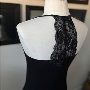 Culture black halter tank, size medium,